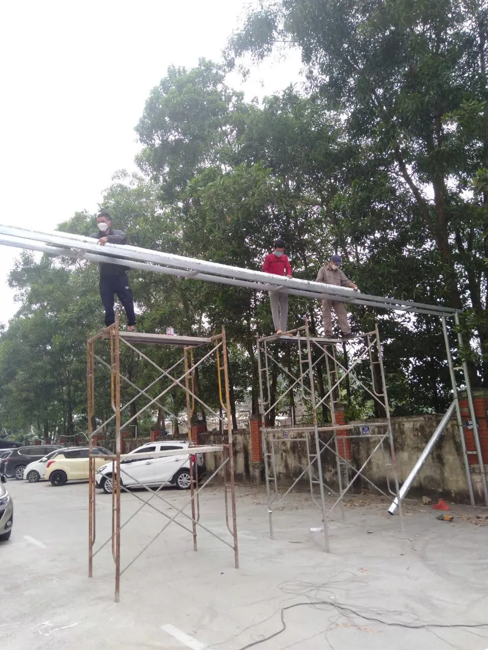 Lắp đặt hệ thống cơ điện ME-Bệnh viện phụ sản Thái Bình