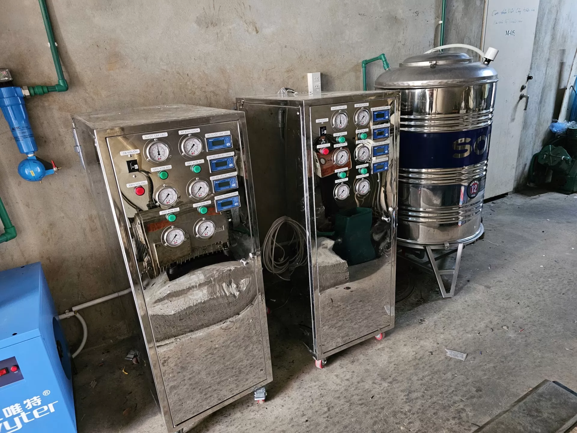 Thi công cải tạo, sửa chữa, lắp đặt thiết bị, máy nén khí. Bv Trung Ương Huế